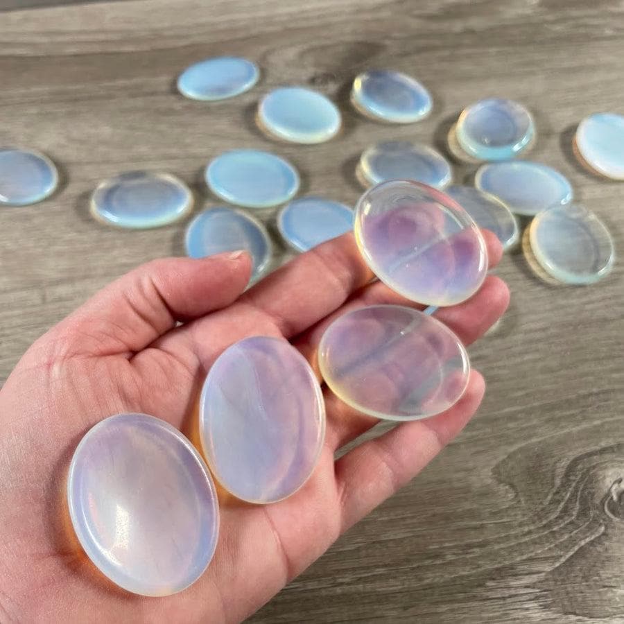 Opalite Pocket Stone-Crystal for New Beginnings & Calm
