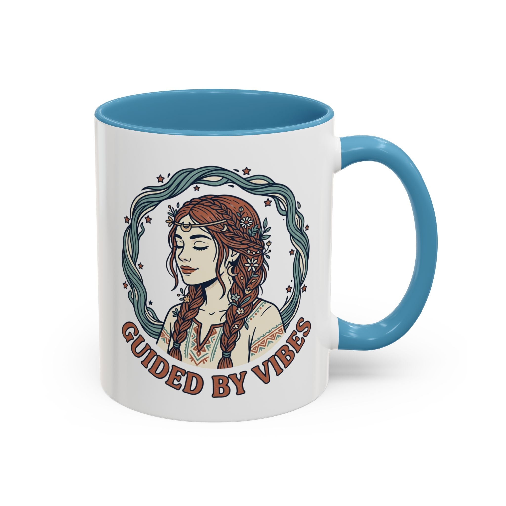 Guided By Vibes Accent Coffee Mug