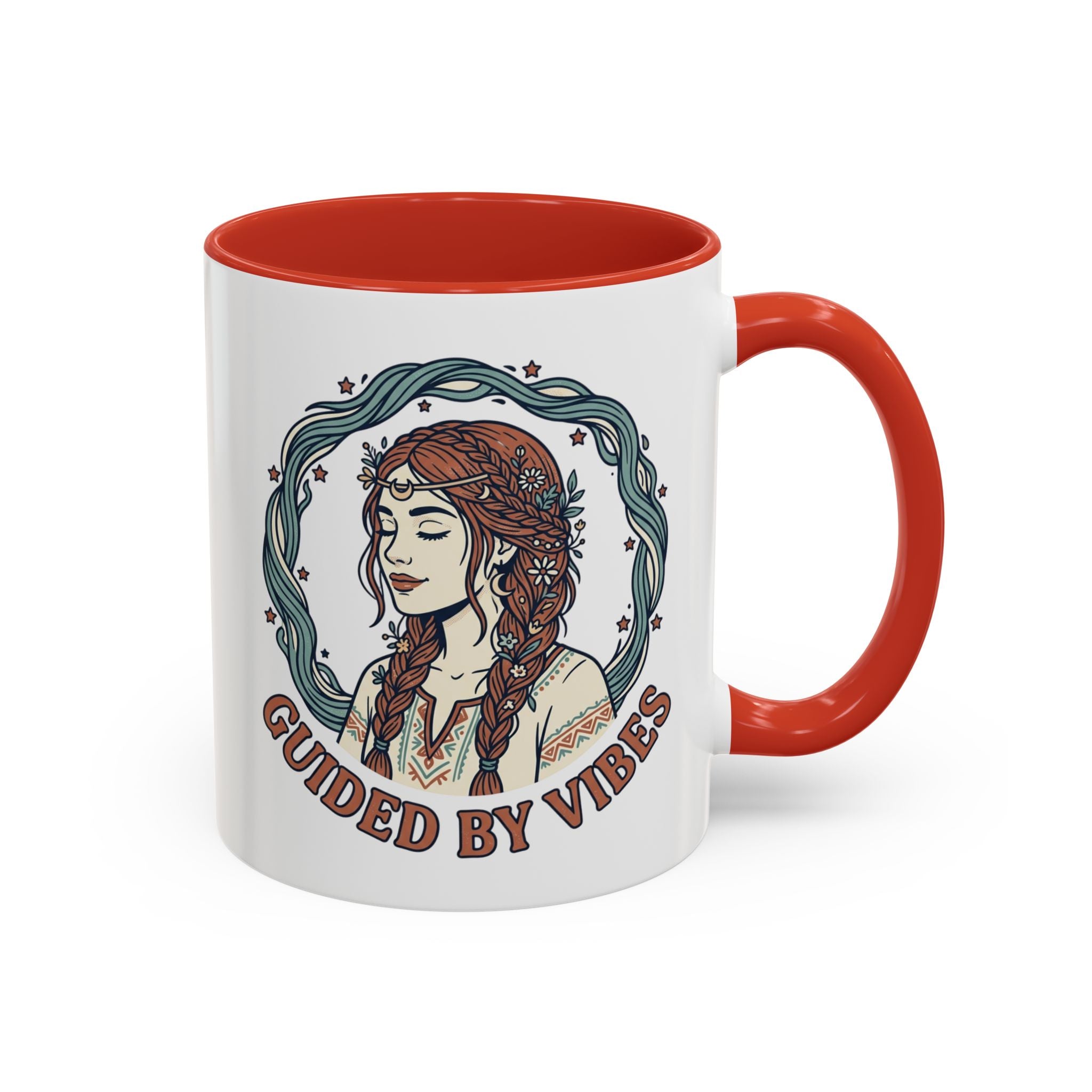 Guided By Vibes Accent Coffee Mug