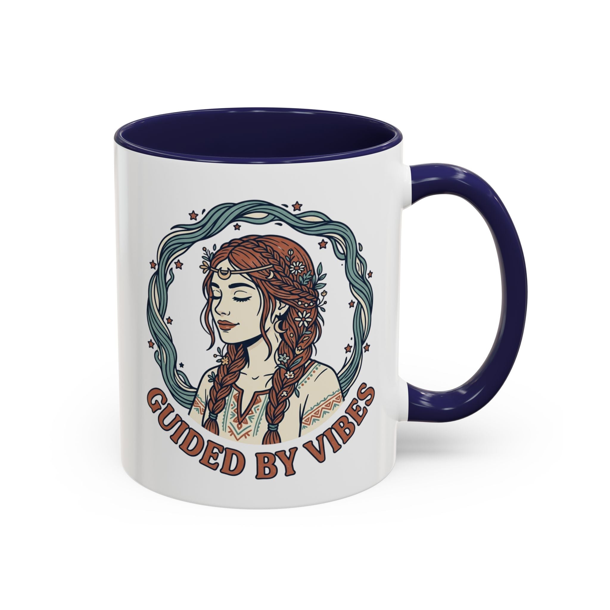 Guided By Vibes Accent Coffee Mug