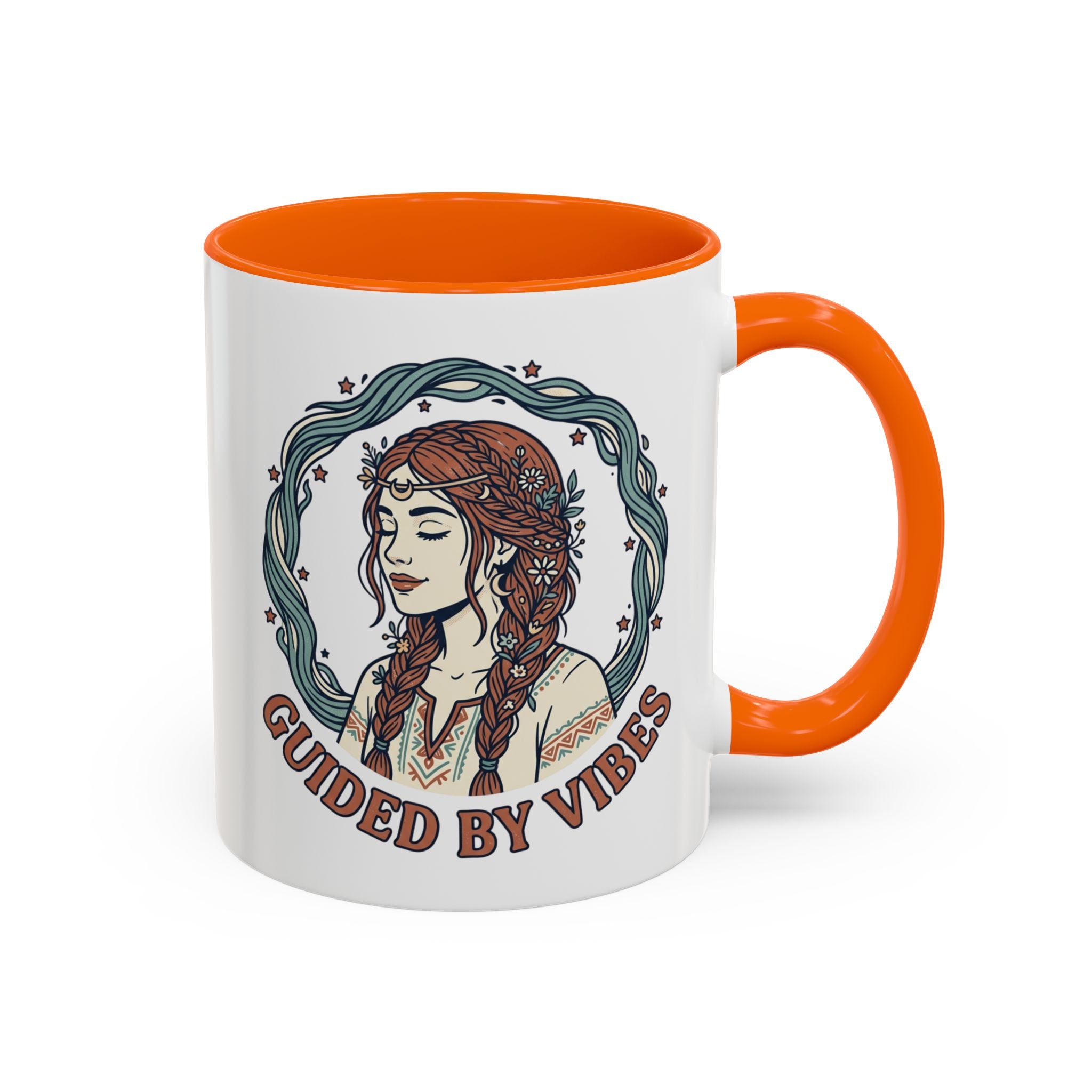 Guided By Vibes Accent Coffee Mug