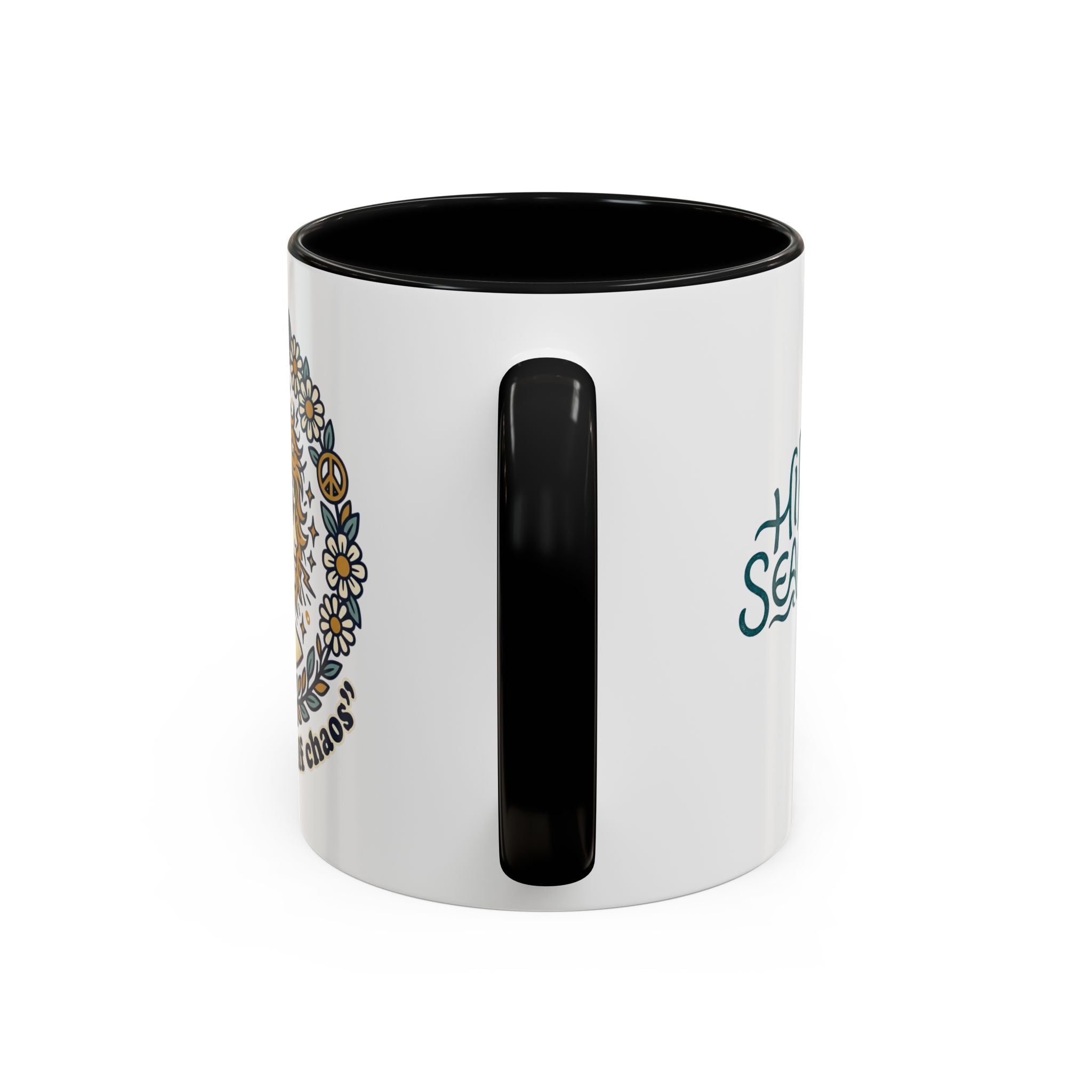 "Half Angel, Half Chaos" Accent Mug (11/15oz)