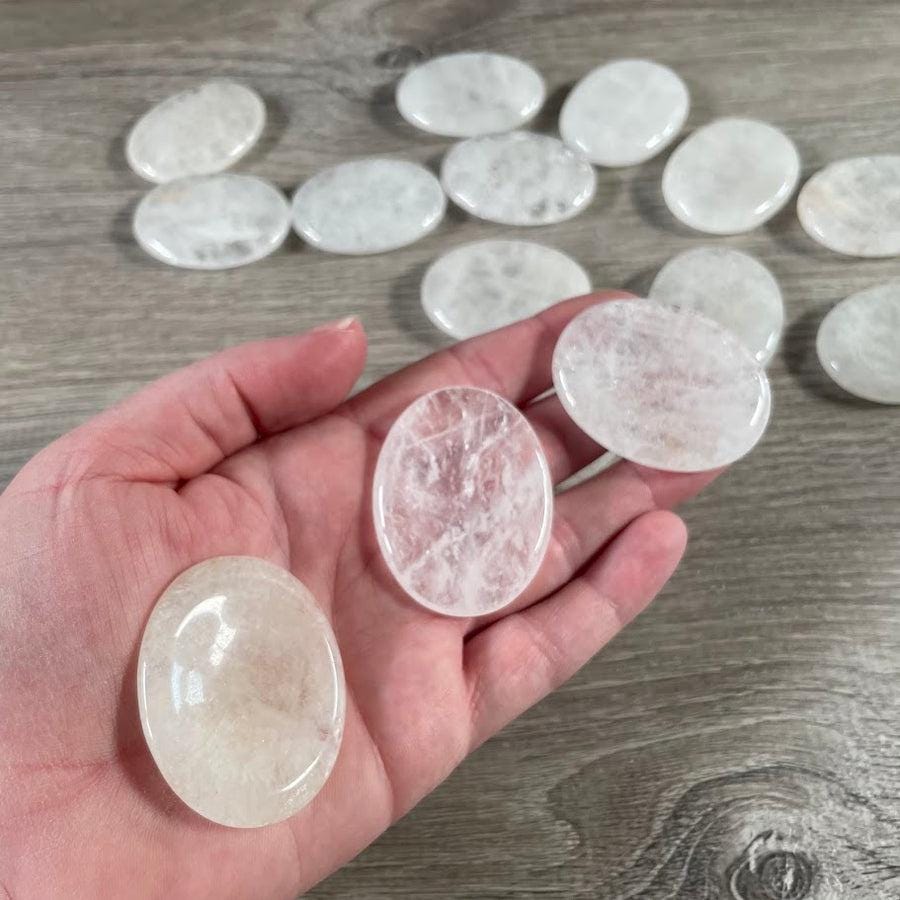 Natural Clear Quartz Pocket Stone-Master Healer Crystal